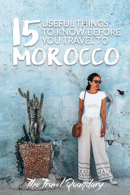Save Pinterest Board | 15 Important Things To Know Before You Travel To Morocco 