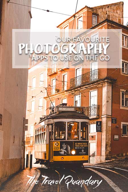 The famous yellow tram 28 goes past in Lisbon, Portugal