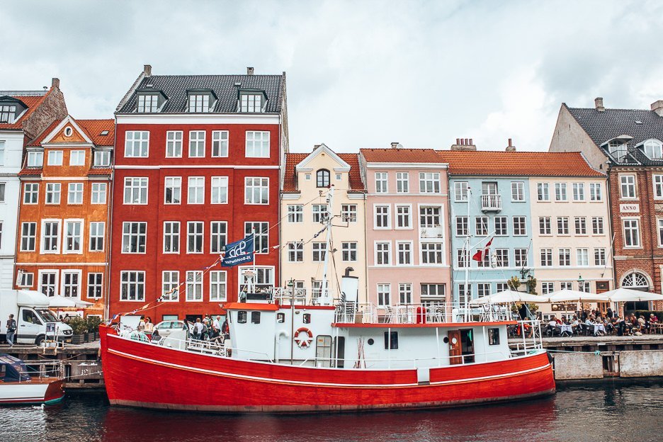 Nyhavn on a cloudy day - Copenhagen City Guide, Denmark