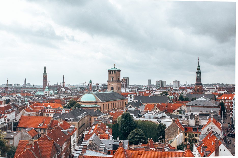 View over Copenhagen from The Round Tower - Copenhagen City Guide, Denmark