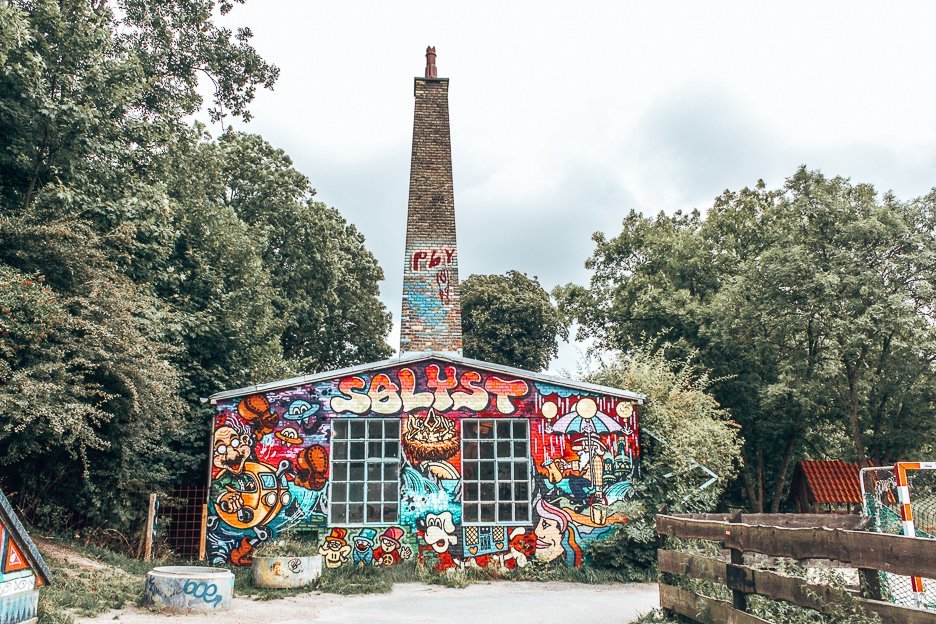 Graffiti art in Christiania - Copenhagen City Guide, Denmark