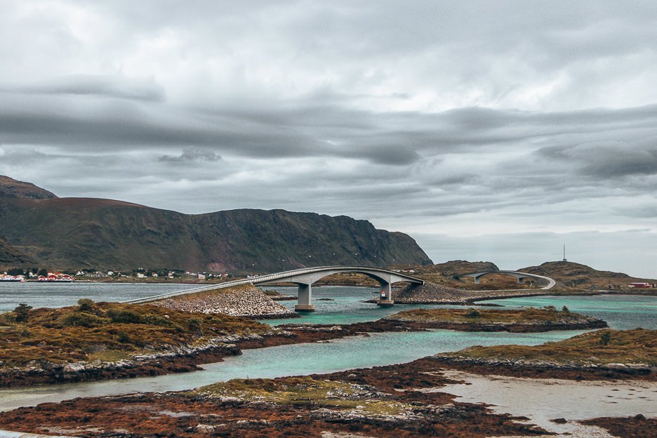 One of the bridges connecting the Lofoten Islands - Norway