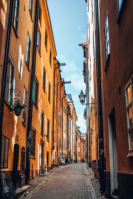 Colourful laneways of Stockholm - Sweden