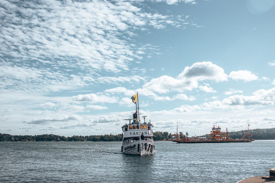 Commuting ferries between the islands - Stockholm, Sweden