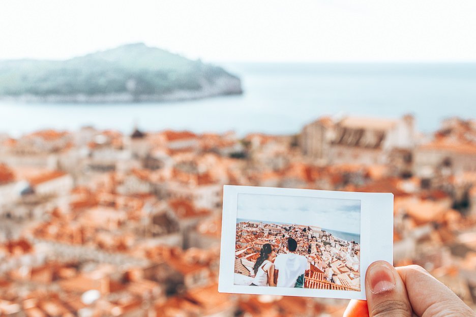 Polaroid memories in Dubrovnik, Croatia - First Trip