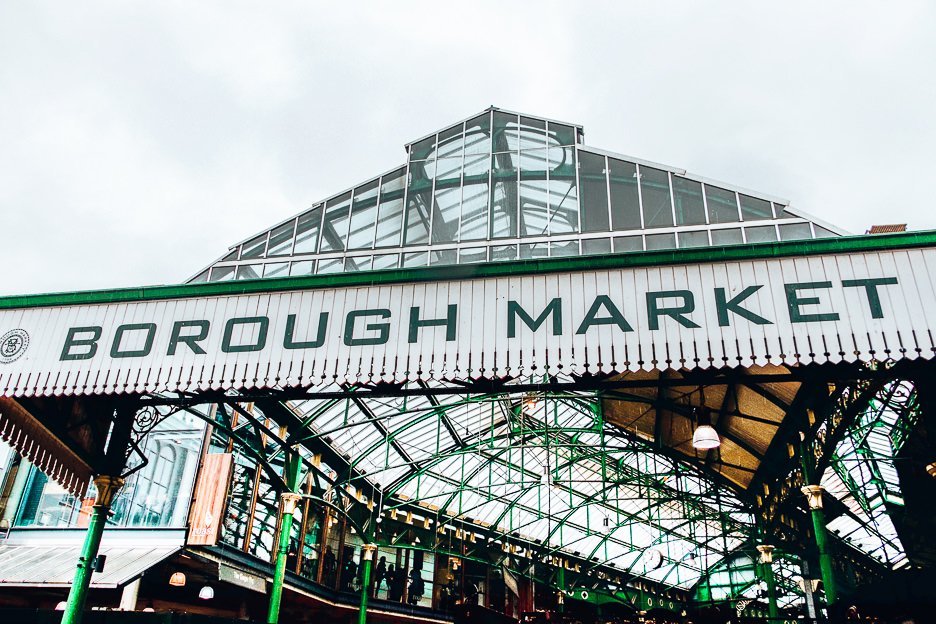 The famous Borough Market in London