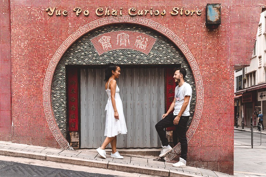 Shopfront outside Man Mo Temple | Hong Kong Instagram Shots