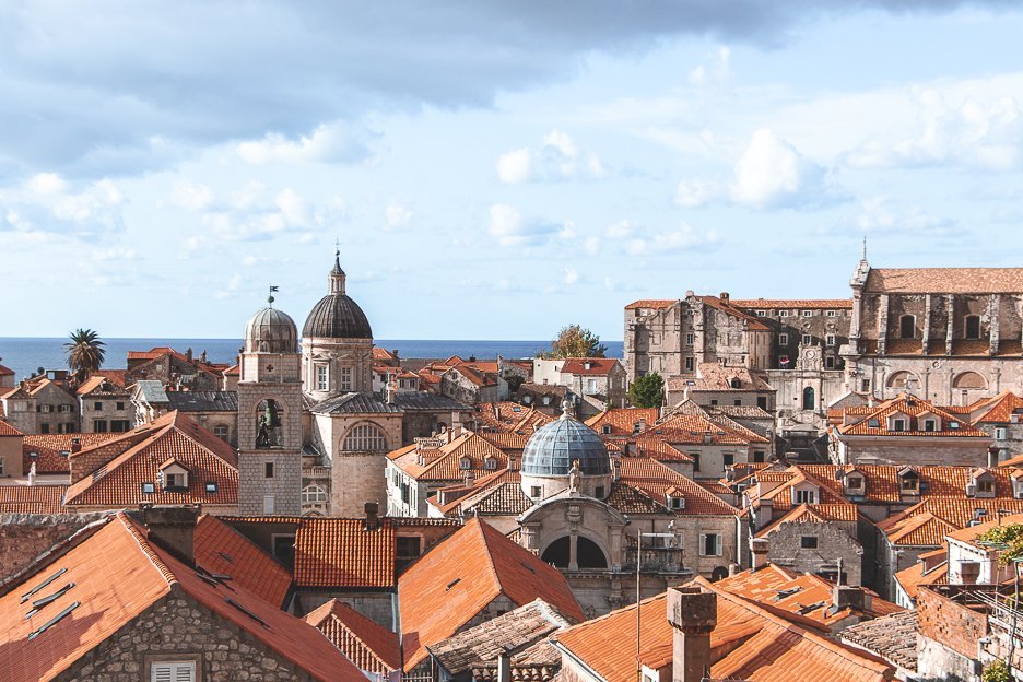 Reminiscent of a scene from Game of Thrones, the roofs of Dubrovnik Old Town