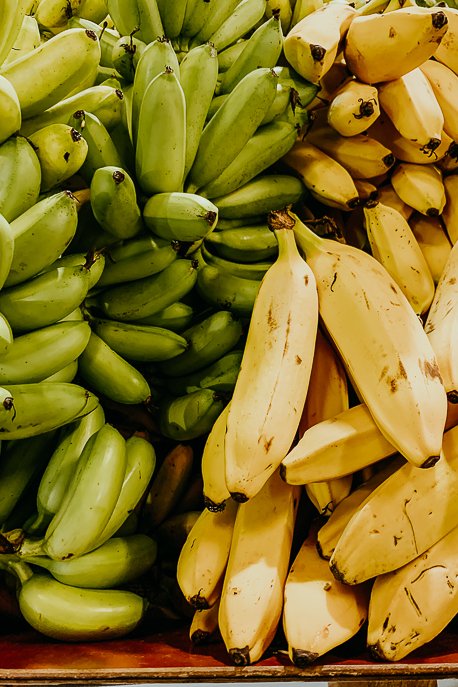 tropical bananas at Rustys Market, Cairns